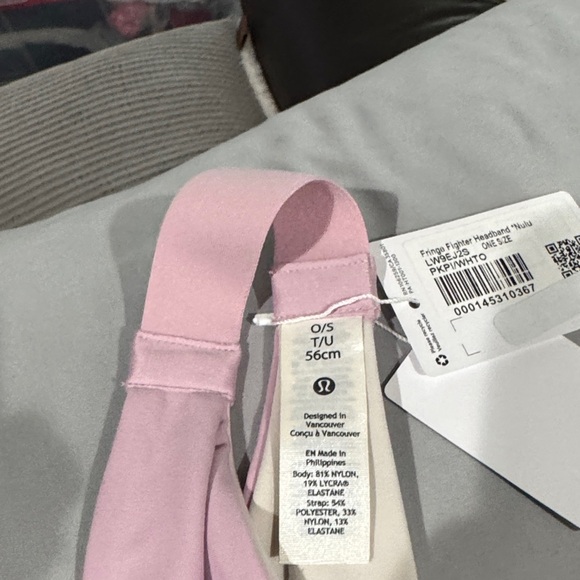 Lululemon Nulu Reversible, Light Pink Headband NWT - Picture 5 of 8